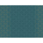 Um fundo cor de teal com linhas curvas douradas e azul-escuras sobrepostas cria um visual abstrato elegante. Acabamentos decorativos dourados adornam os lados - perfeito para os individuais de papel Duni GmbH 30x40 cm com decoração dourada (250 peças).