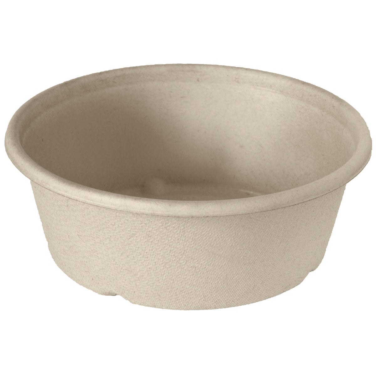 A Duni GmbH Classic Bowl 600 ml, revestida com Bagasse BAT/PLA Castanho (154x154x56), é fornecida numa embalagem de 40 unidades. Fabricada com material biodegradável, oferece uma embalagem ecológica e está ilustrada sobre um fundo branco.