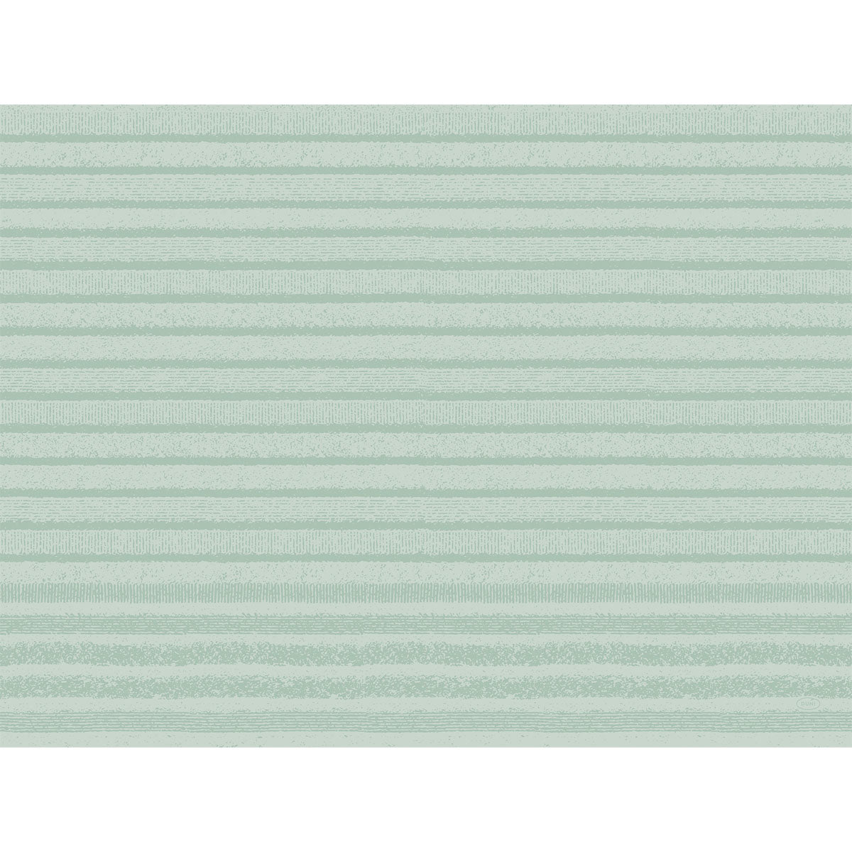 Um fundo verde-claro com listras horizontais texturizadas, uniformemente distribuídas em tons de menta, inspirado nos jogos de mesa de papel 30x40 cm Tessuto menta - Decoração de mesa elegante (250 peças) da Duni GmbH, estende-se pela imagem.