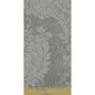 Os guardanapos de papel Die Zellt.-Serv.40x40 3lg 1/8 Royal gran.grey (pacote de 250) da Duni GmbH são decorados com um padrão artístico de flores e folhas cinza e uma borda pontilhada amarela, conferindo elegância a qualquer mesa posta.