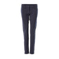 Calça feminina, PEARL, stretch, calça clara, preto-azul