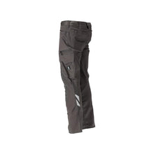 Calças com bolsos nos joelhos, algodão+, calças claras, antracite escuro