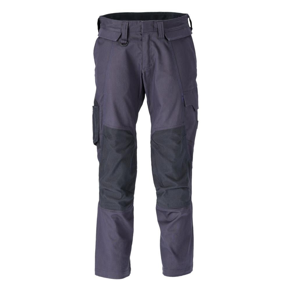 Calças, bolsos nos joelhos, stretch, calças de algodão