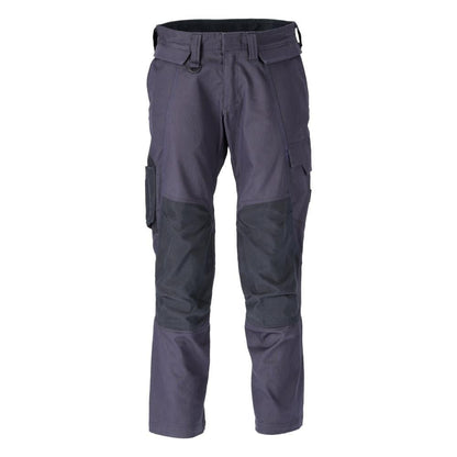 Calças, bolsos nos joelhos, stretch, calças de algodão
