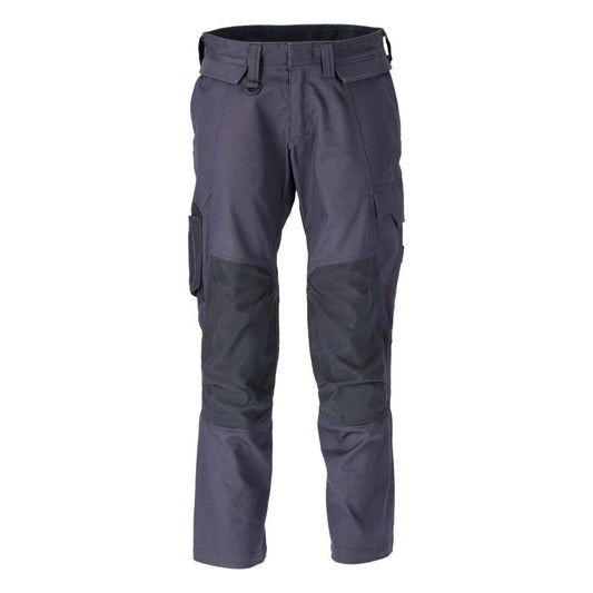 Calças, bolsos nos joelhos, stretch, calças de algodão