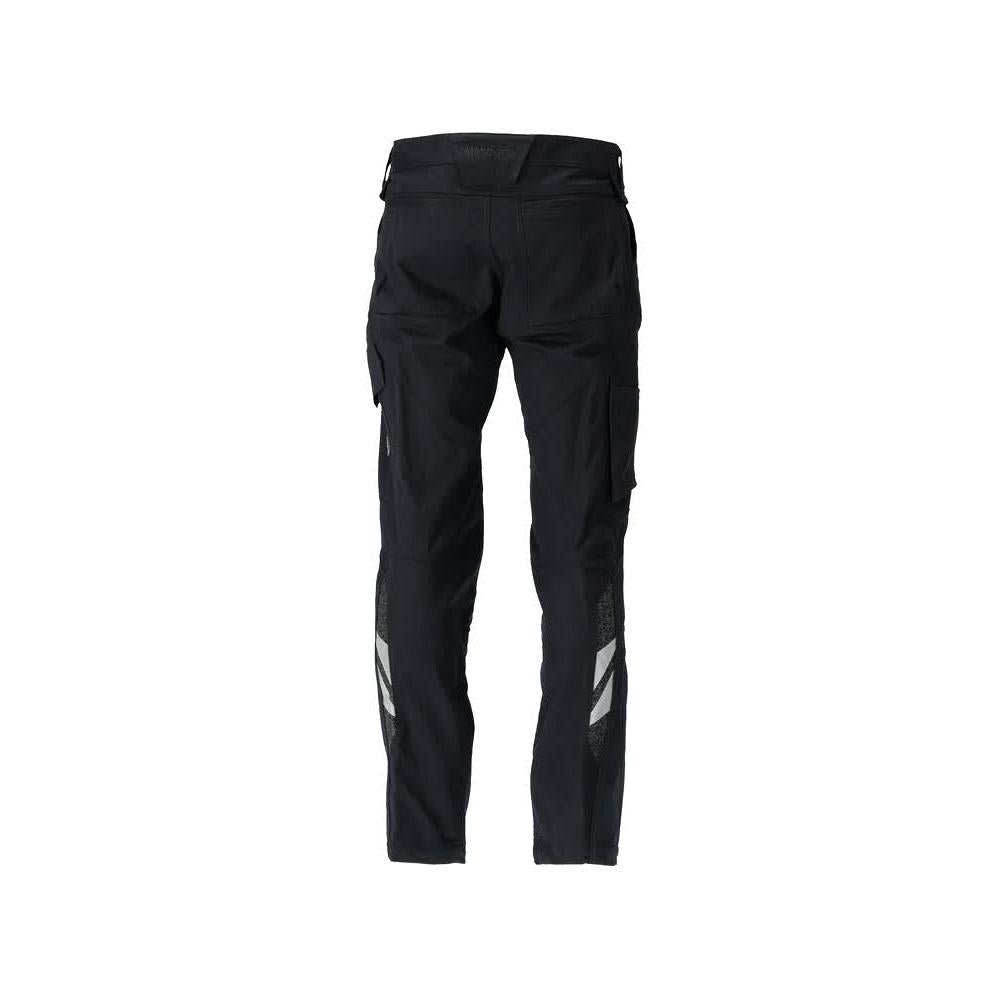 Calças, bolsos nos joelhos, stretch, calças de algodão