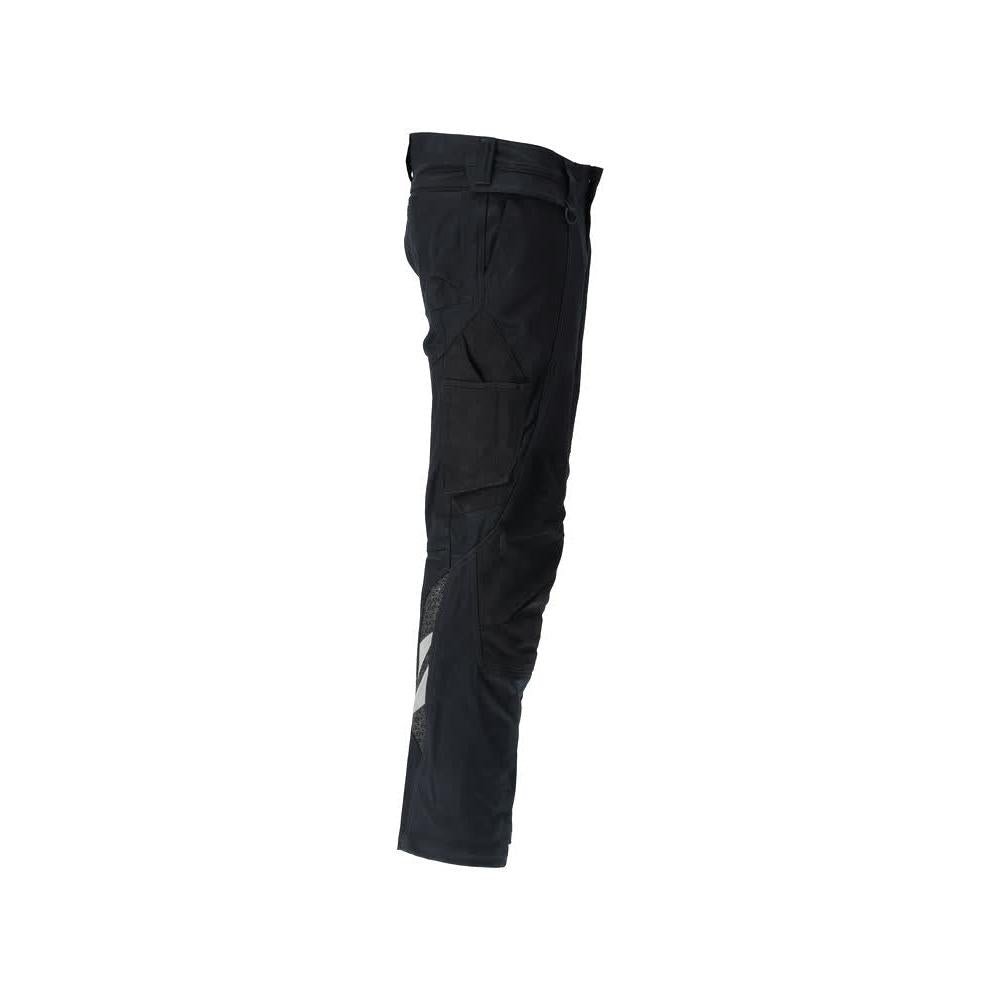Calças, bolsos nos joelhos, stretch, calças de algodão