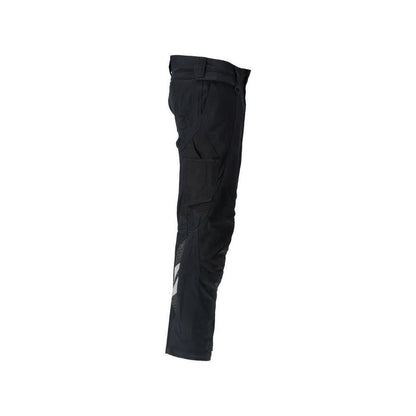 Calças, bolsos nos joelhos, stretch, calças de algodão