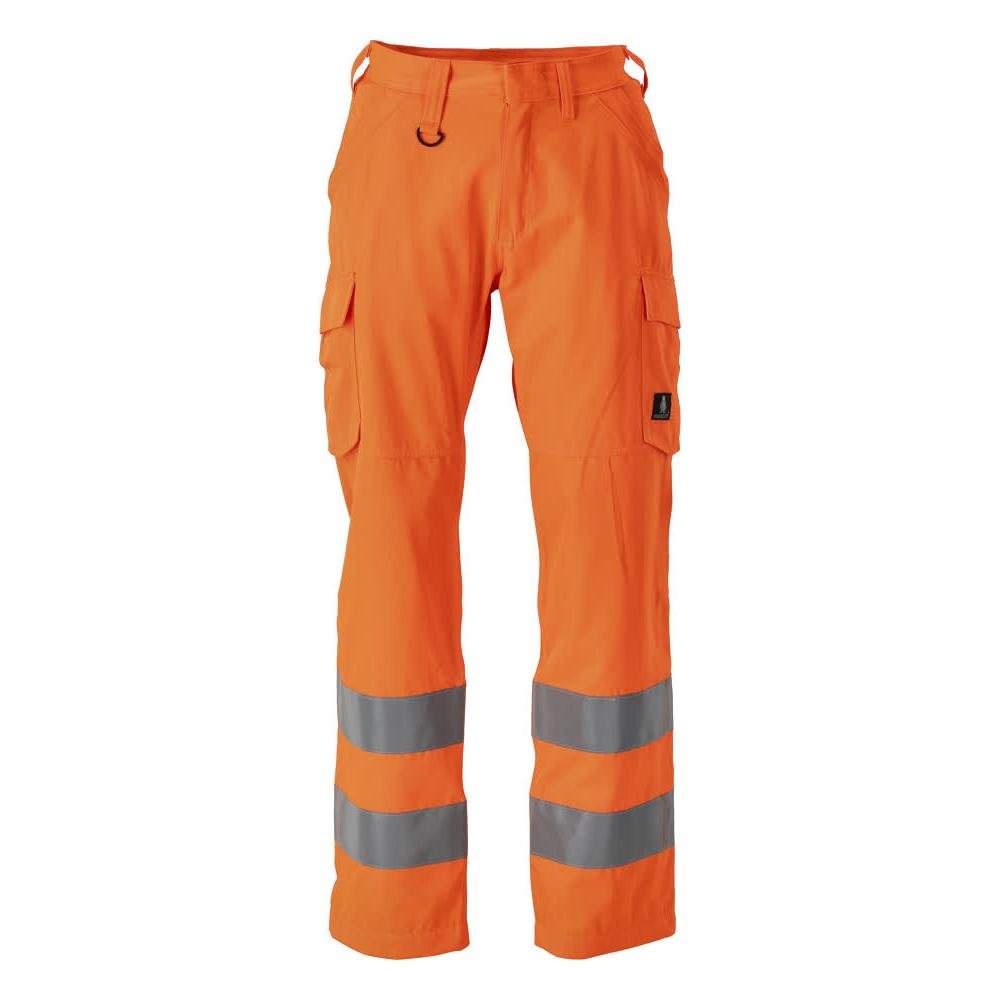 Calças, bolsos nas coxas, calças lisas