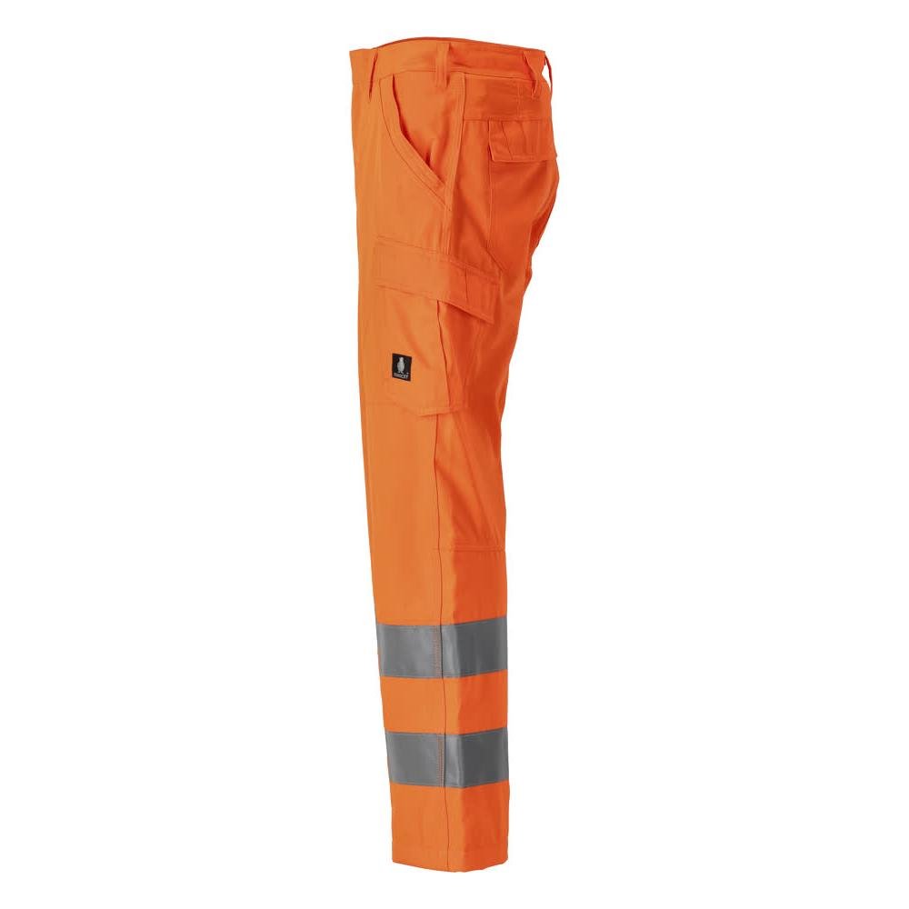 Calças, bolsos nas coxas, calças lisas