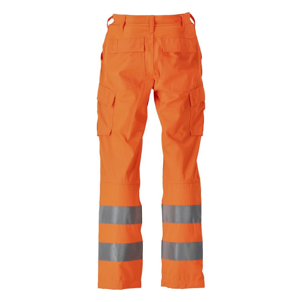 Calças, bolsos nas coxas, calças lisas