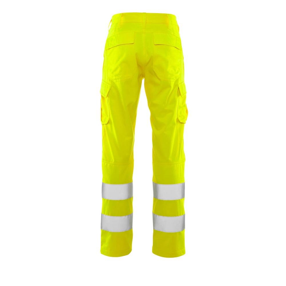 Calças, bolsos nas coxas, calças lisas
