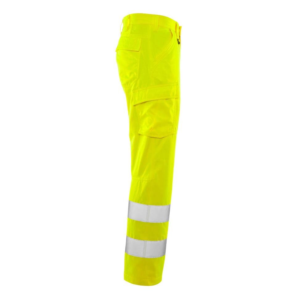 Calças, bolsos nas coxas, calças lisas