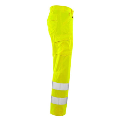 Calças, bolsos nas coxas, calças lisas