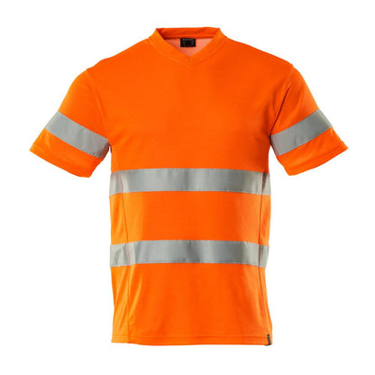 T-shirt, decote em V, t-shirt de corte moderno
