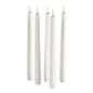 O conjunto de substituição de velas LED em forma de cone da Duni GmbH é uma vela decorativa de alta qualidade com ponta afilada, chama de plástico e base de torção. A vela cônica branca alimentada por bateria fica em pé e é perfeita para uma decoração de casa elegante. Embalagem: 1 peça.