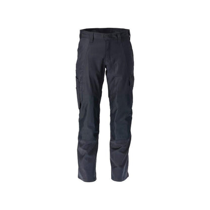 Calças com bolsos nos joelhos, calças de algodão+