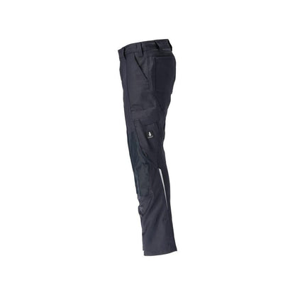 Calças com bolsos nos joelhos, calças de algodão+