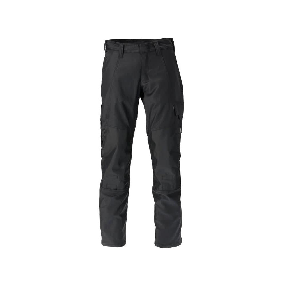 Calças com bolsos nos joelhos, calças de algodão+