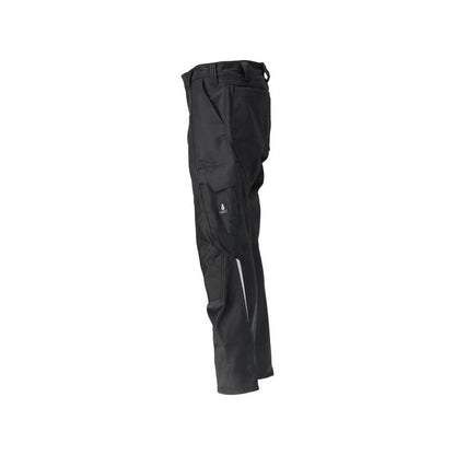Calças com bolsos nos joelhos, calças de algodão+