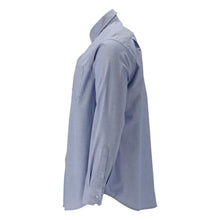 Camisa, corte clássico, stretch, azul claro