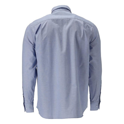 Camisa, corte clássico, stretch, azul claro