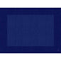 O conjunto Bio-Dunicel 30x40 Linnea azul escuro da Duni GmbH é um conjunto de mesa retangular azul com um padrão de sombreamento cruzado texturizado e borda mais escura, feito de material biodegradável - ideal para decoração de mesa elegante.