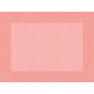 Um fundo texturizado retangular rosa e coral com padrão em forma de grade e borda larga, ideal para decoração de mesa ou para uso com conjuntos Bio-Dunicel da Duni GmbH 30x40 Linnea mellow Conjuntos de mesa de alta qualidade (100 peças), emoldura uma área central mais clara.