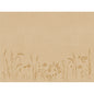 Papier-Tischsets Meadow natural 30x40 cm von Duni GmbH: braunes Papier mit zarten, hellbraunen Wildblumen am unteren Rand. Ideal für stilvolle Tischdekoration, Packung mit 250 Stück aus recyceltem Papier.