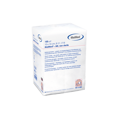 Compressas de gaze não estéreis MaiMed-MK de 100 peças/saco de papel