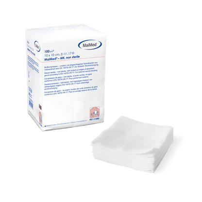 Compressas de gaze não estéreis MaiMed-MK de 100 peças/saco de papel
