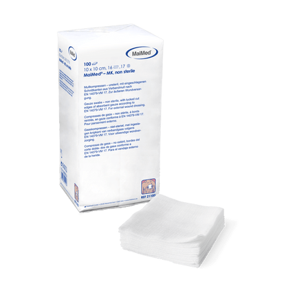 Compressas de gaze não estéreis MaiMed-MK de 100 peças/saco de papel