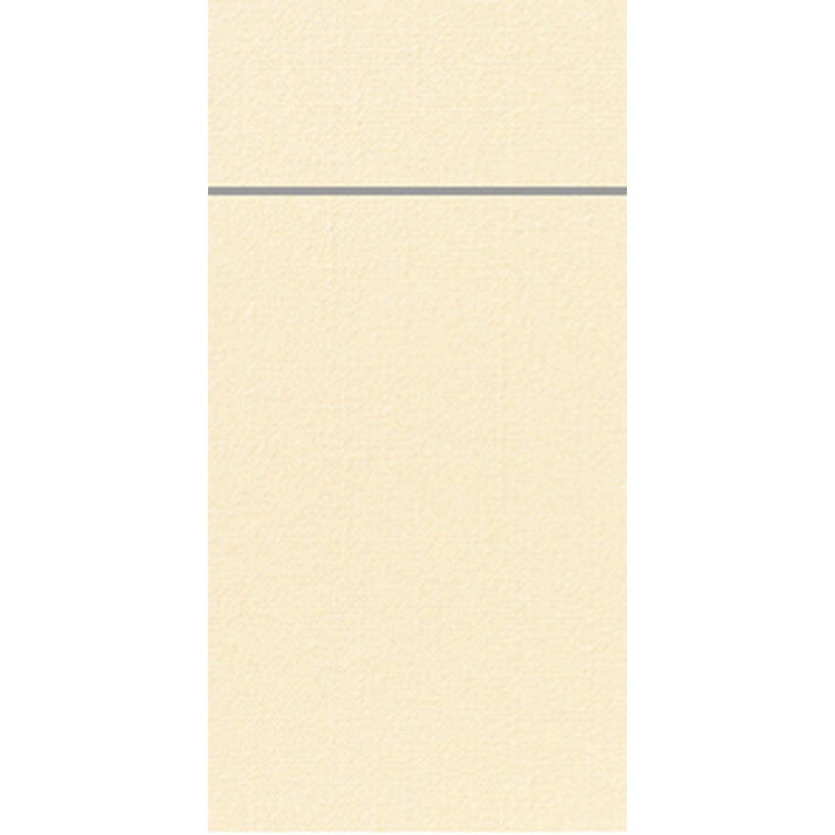 Um fundo bege texturizado com uma única linha cinza horizontal fina na parte superior, inspirado no design limpo do Duniletto-Slim 40x33cm da Duni GmbH.