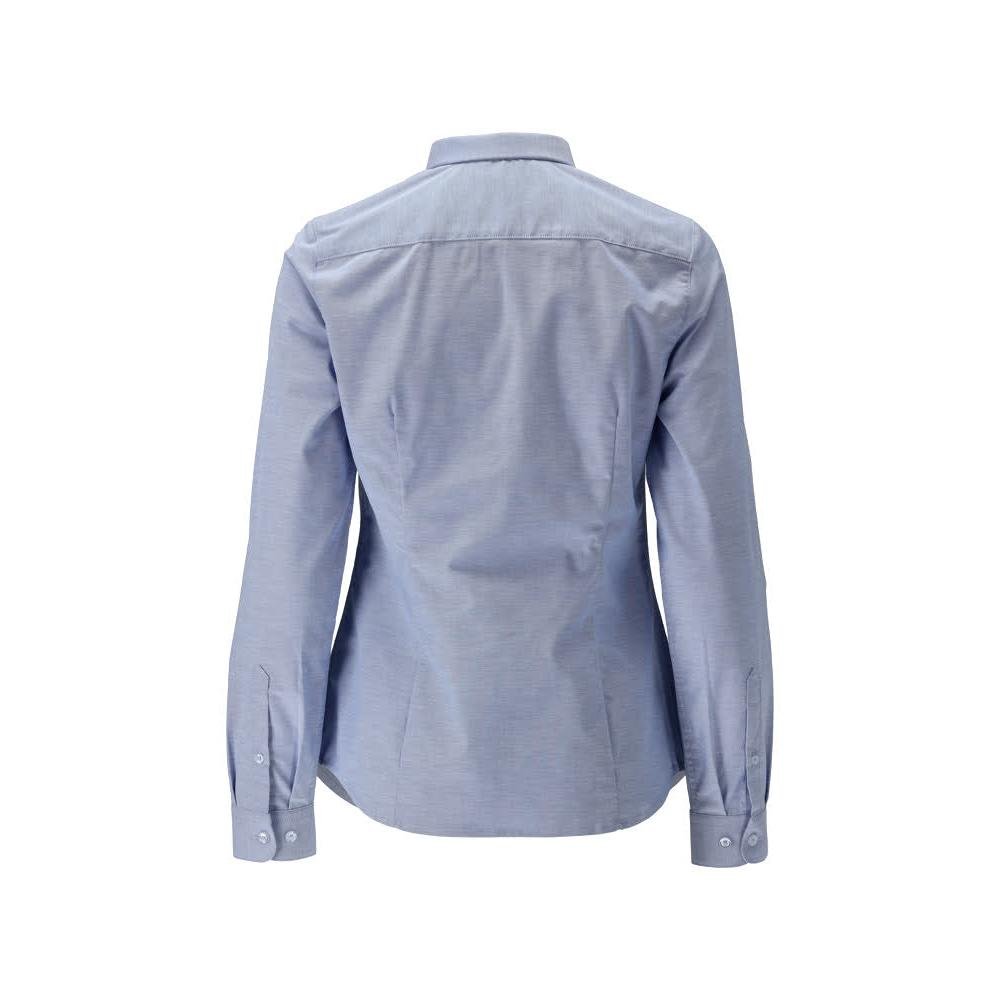 Camisa, corte feminino moderno, blusa feminina stretch, azul claro