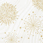 Dê um toque de elegância a qualquer celebração com os guardanapos da Duni GmbH, 40x40, de 3 camadas, 1/4 Sparkly white. Estes 250 guardanapos com estrelas douradas e fogos de artifício sobre fundo branco conferem um estilo festivo à sua mesa.