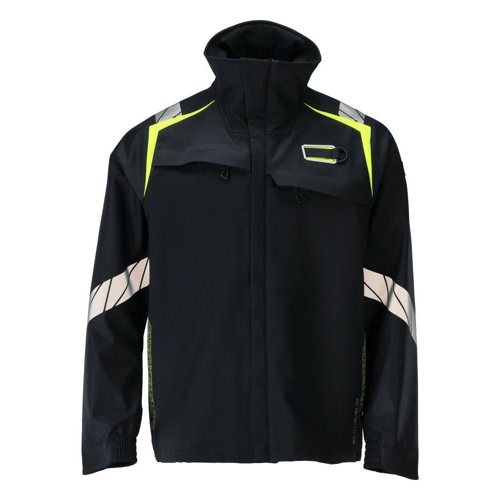 Jaqueta Softshell Jaqueta softshell multisafe, preto azul/amarelo de alta visibilidade