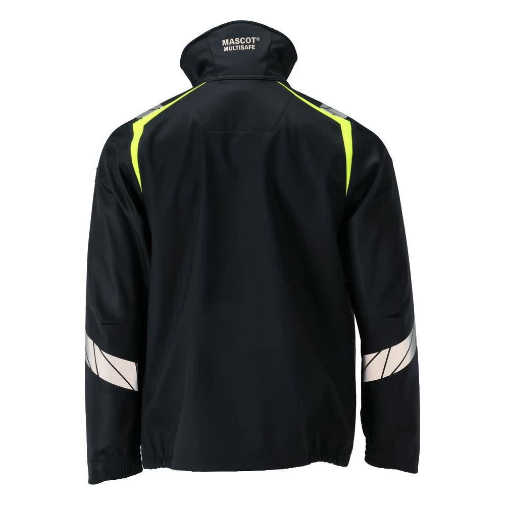 Jaqueta Softshell Jaqueta softshell multisafe, preto azul/amarelo de alta visibilidade