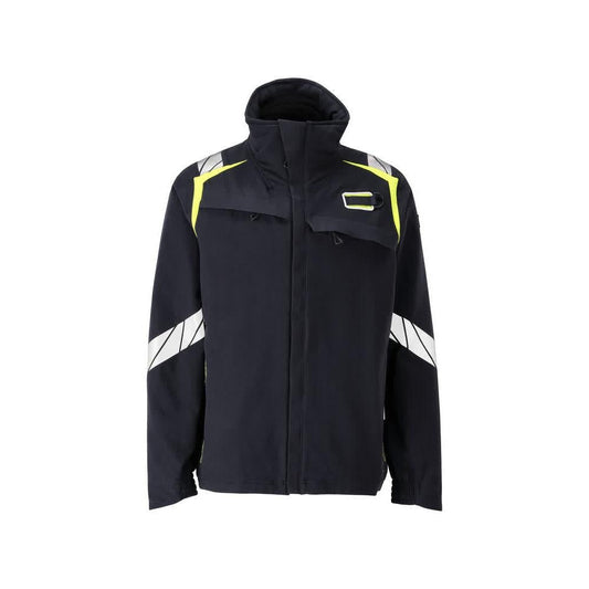 Jaqueta, jaqueta de trabalho ULTIMATE STRETCH Multisafe, preto azul/amarelo de alta visibilidade