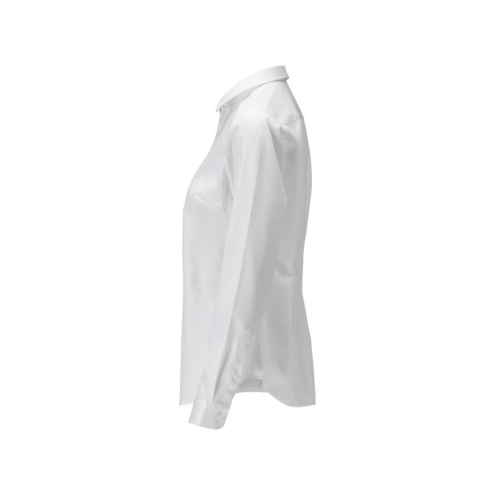 Camisa, blusa feminina clássica com ajuste feminino