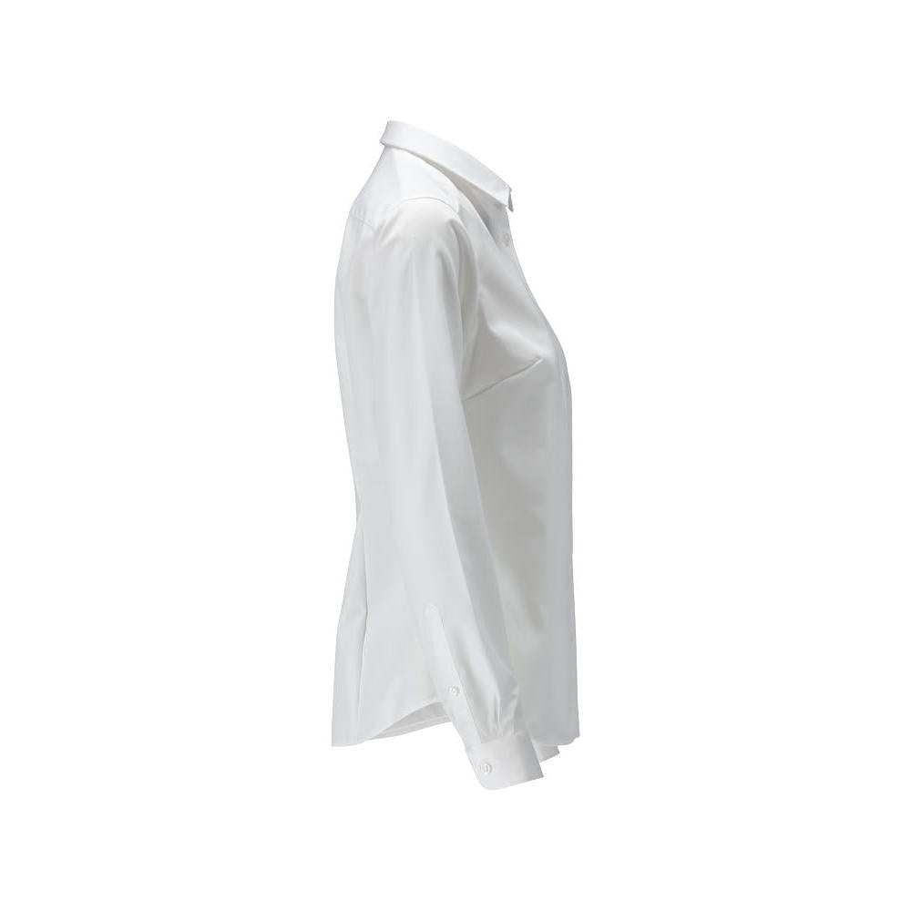 Camisa, blusa feminina clássica com ajuste feminino