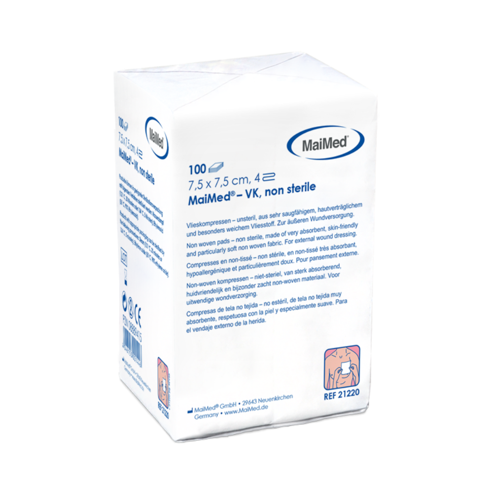 Compressas de lã não estéreis MaiMed-VK de 100 peças/saco de papel