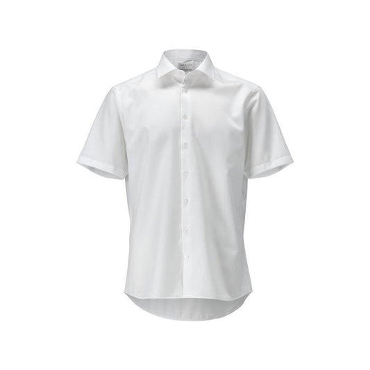 Camisa, mangas curtas, corte moderno