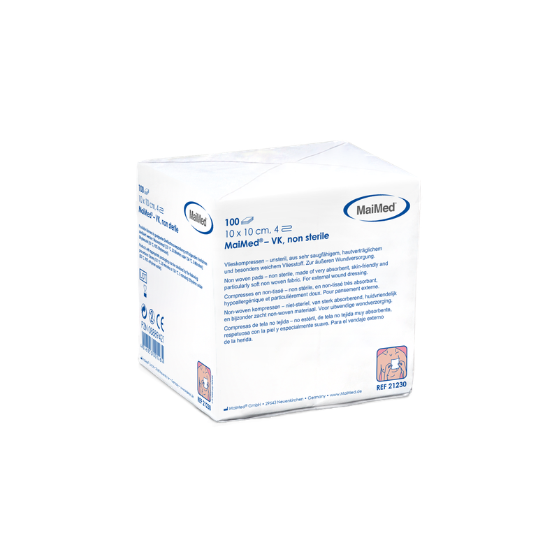 Compressas de lã não estéreis MaiMed-VK de 100 peças/saco de papel