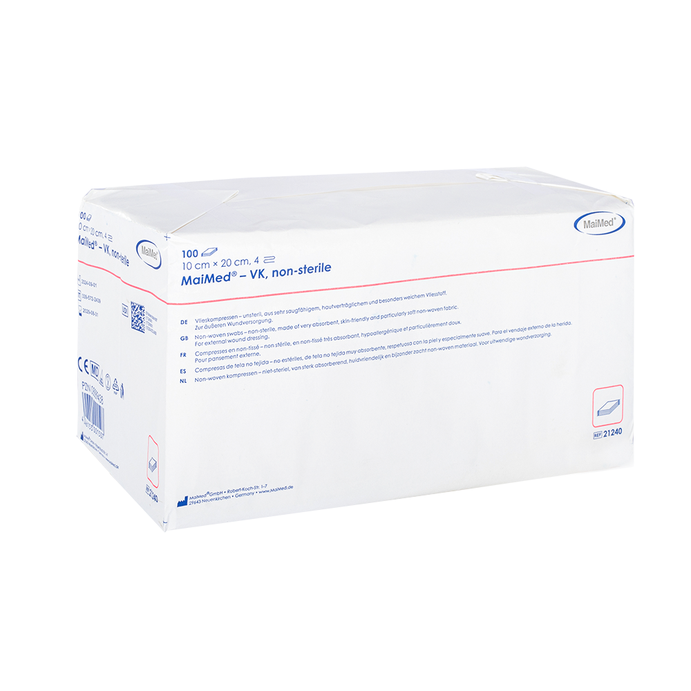 Compressas de lã não estéreis MaiMed-VK de 100 peças/saco de papel