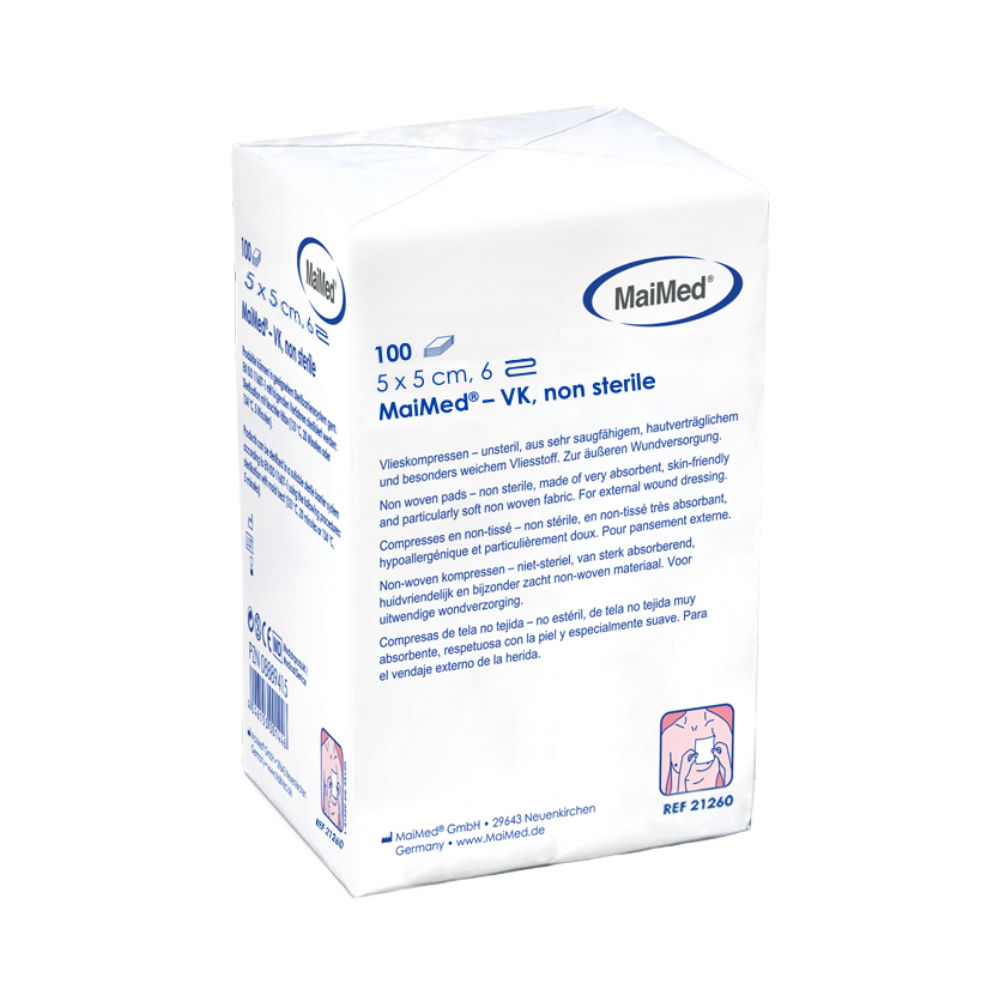 Compressas de lã não estéreis MaiMed-VK de 100 peças/saco de papel