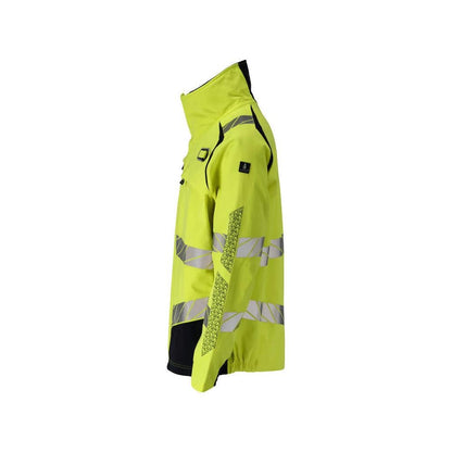 Jaqueta, inserções elásticas Jaqueta de trabalho Multisafe, alta visibilidade amarelo/preto-azul