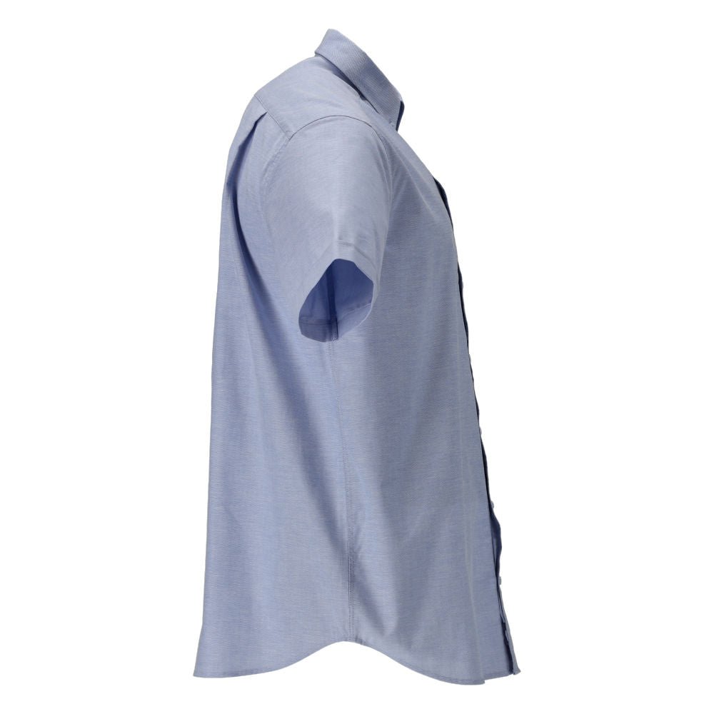 Camisa, corte clássico, stretch, azul claro