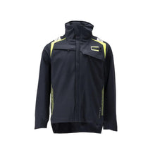 Jaqueta Hard Shell Jaqueta Multisafe, preto azul/amarelo de alta visibilidade