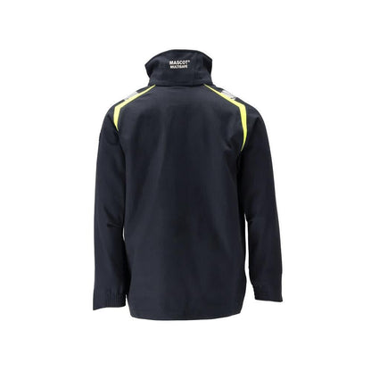 Jaqueta Hard Shell Jaqueta Multisafe, preto azul/amarelo de alta visibilidade