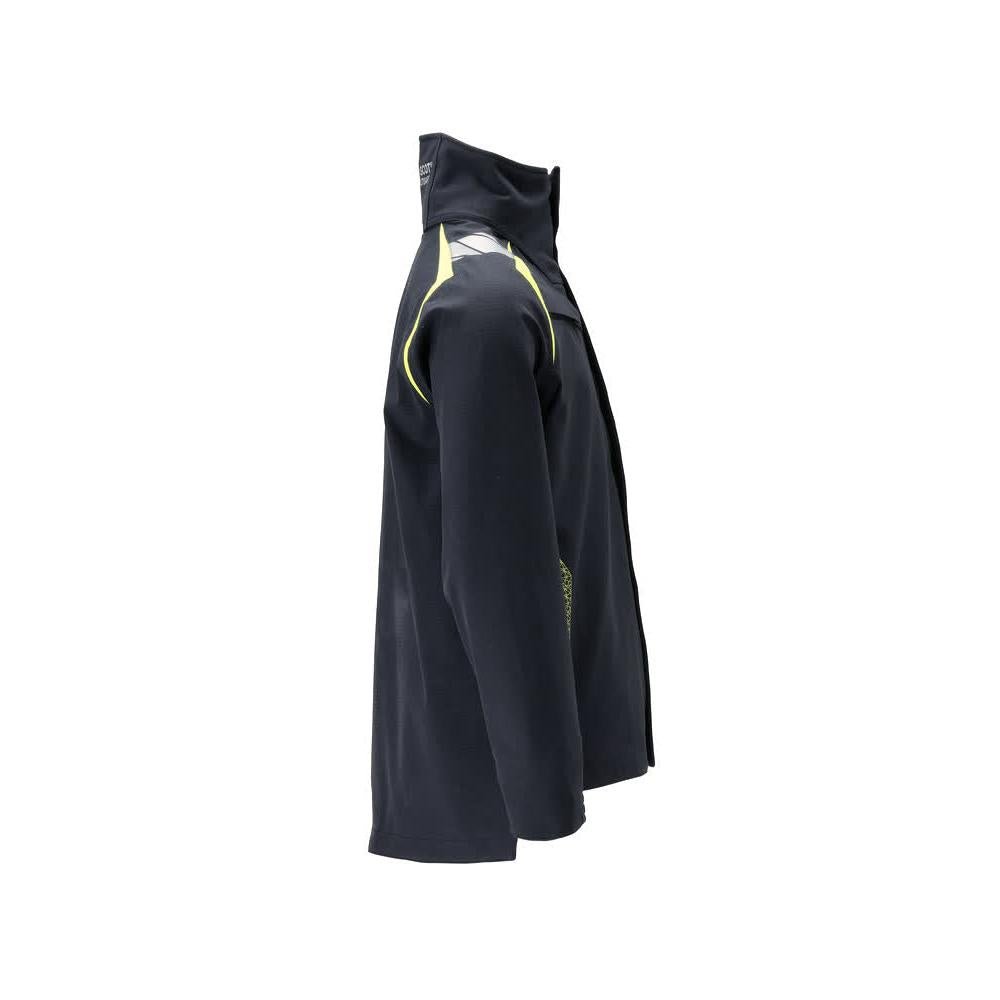 Jaqueta Hard Shell Jaqueta Multisafe, preto azul/amarelo de alta visibilidade